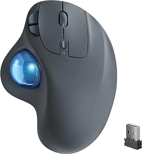 Ratón Ergonómico con Trackball Inalámbrico