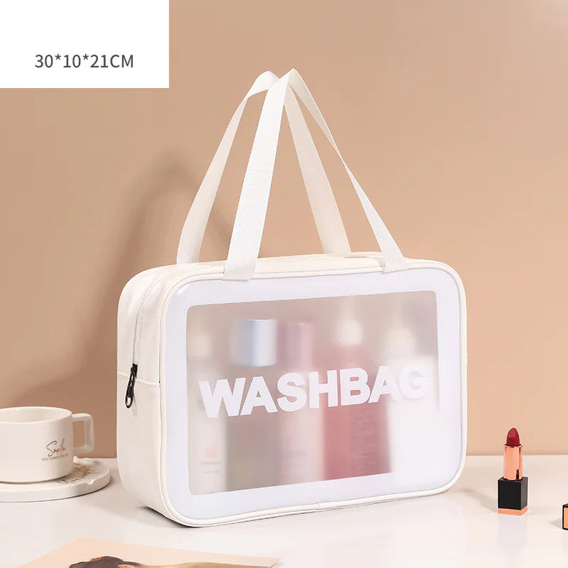 Juego de Bolsas Transparentes para Maquillaje y Aseo