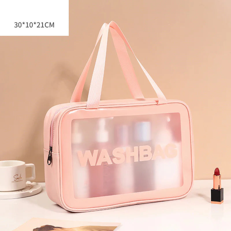 Juego de Bolsas Transparentes para Maquillaje y Aseo