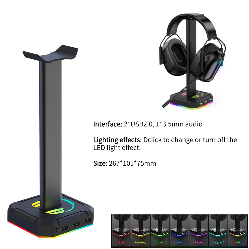 Soporte para Auriculares Gaming RGB