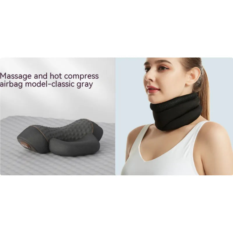 Almohada de Masaje con Calefacción para el Cuidado de la Columna Cervical