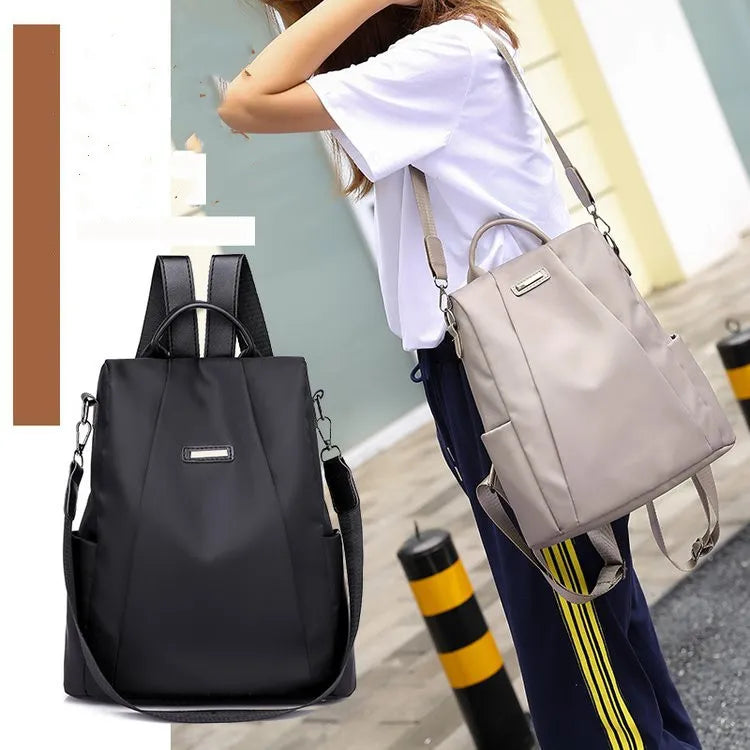 Mochila de Viaje de Nylon Anti-robo para Mujer