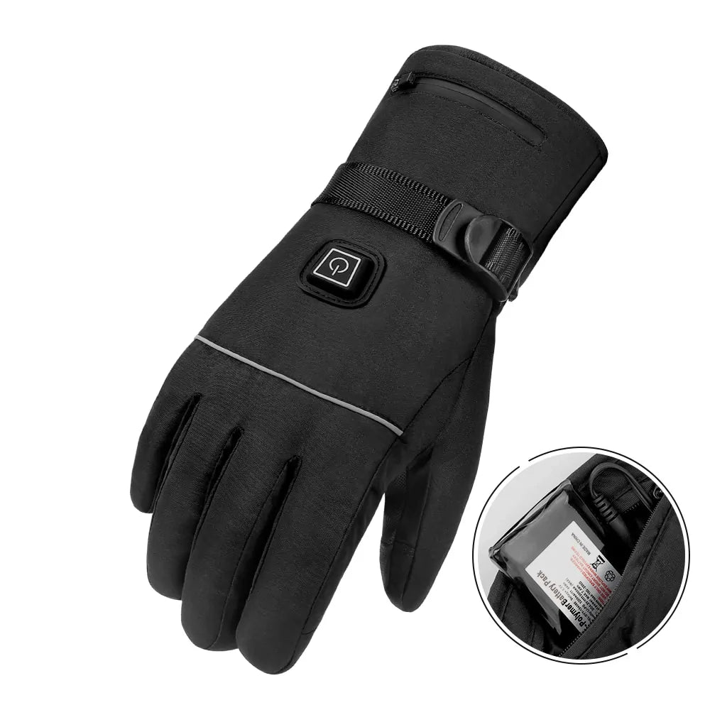 Guantes Calefactables Impermeables para Motocicleta