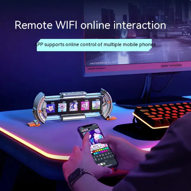 Reloj Digital LED RGB Inteligente con WiFi