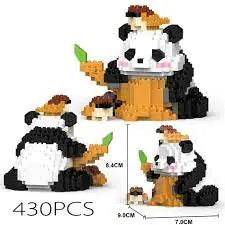 Set de Bloques de Construcción Mini Panda