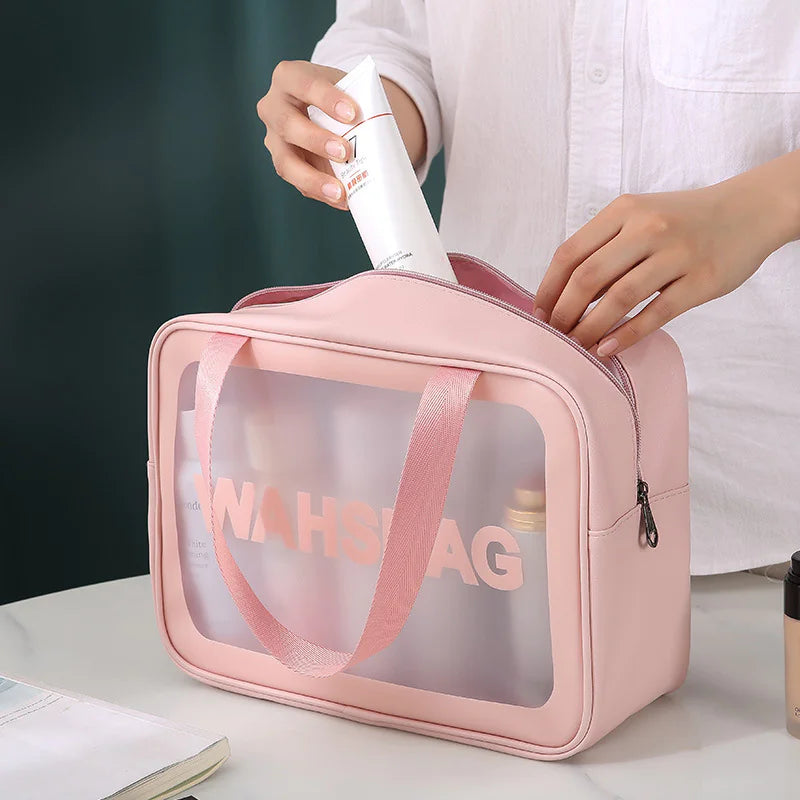 Juego de Bolsas Transparentes para Maquillaje y Aseo