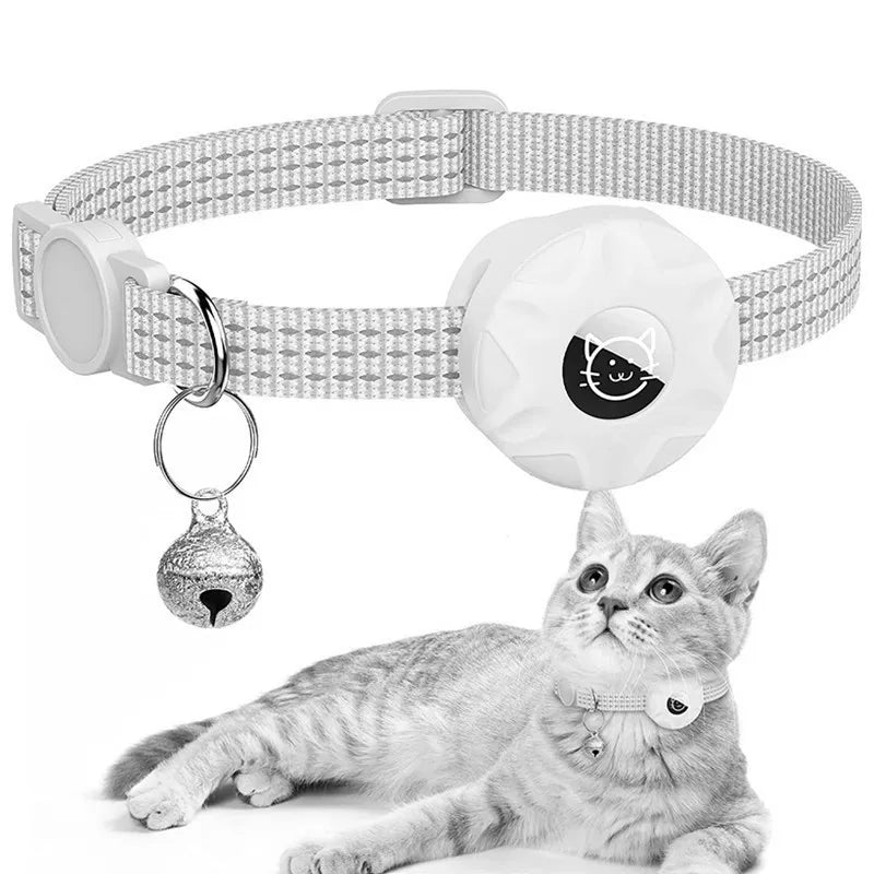 Collar de Gato con Estuche de Silicona y Rastreador