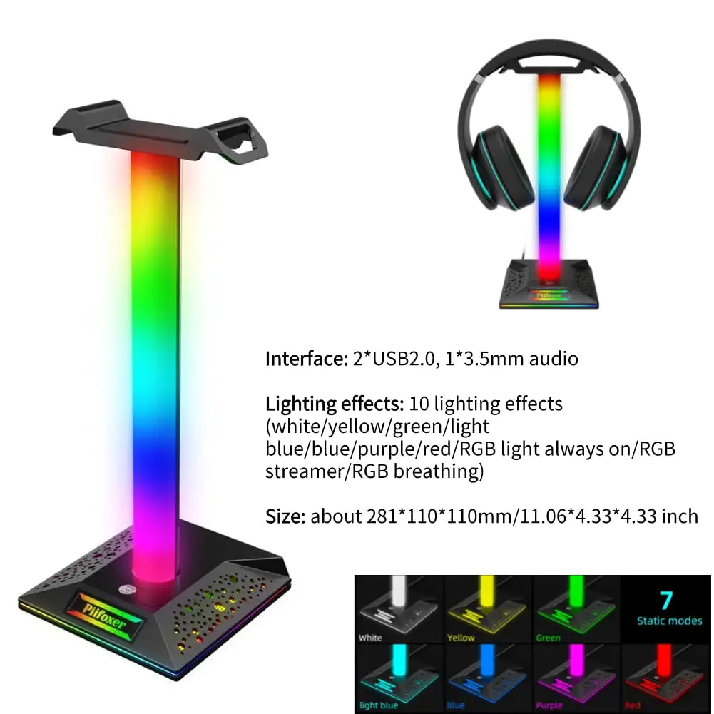 Soporte para Auriculares Gaming RGB