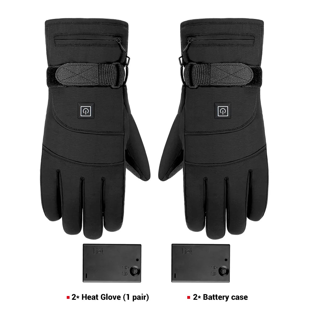 Guantes Calefactables Impermeables para Motocicleta