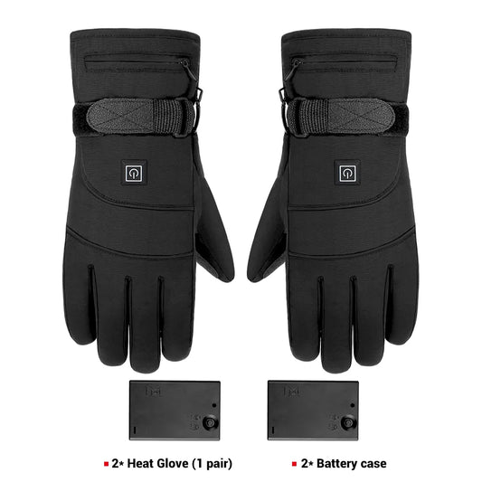 Guantes Calentados Impermeables para Motocicleta