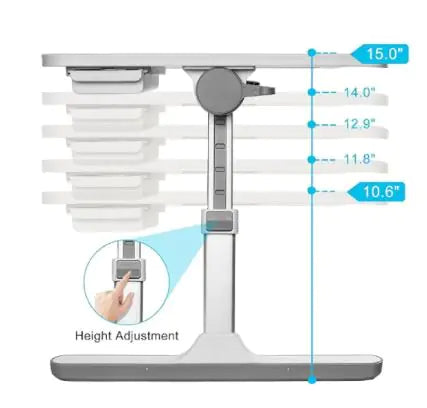 Mesa Ajustable Portátil para Cama de Ordenador Portátil